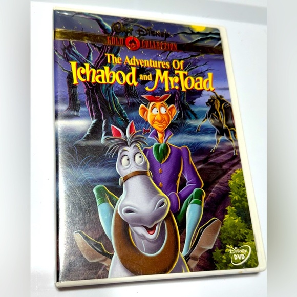 Disney Other - Disney’s Adventures of Ichabod and Mr. Toad DVD Gold Club Collection